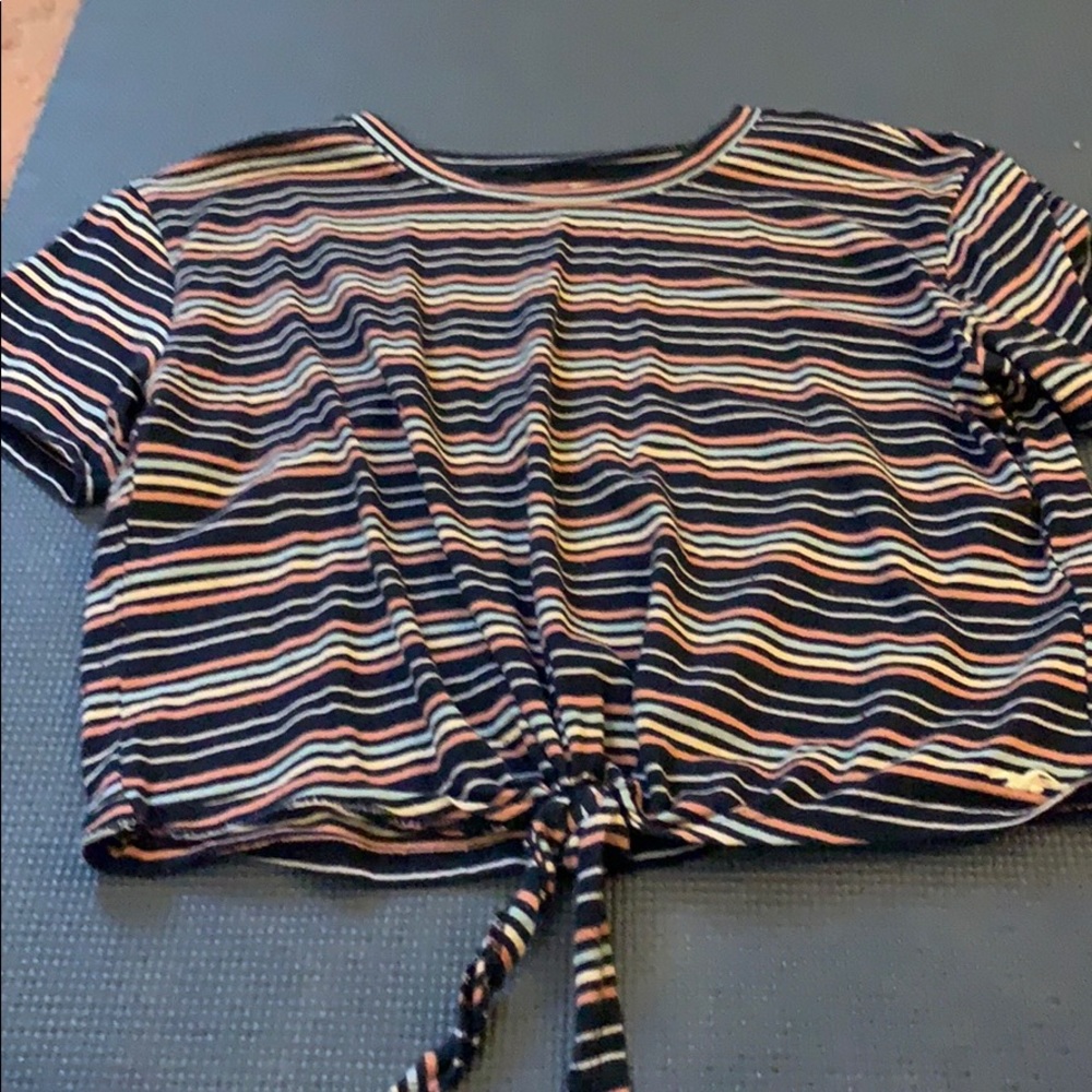 Hollister tied shirt